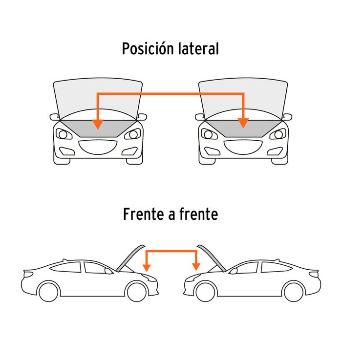 Cables pasa corriente 3.5 m, 350 A, 6 AWG, con funda, Expert 17544 CAP-3506T