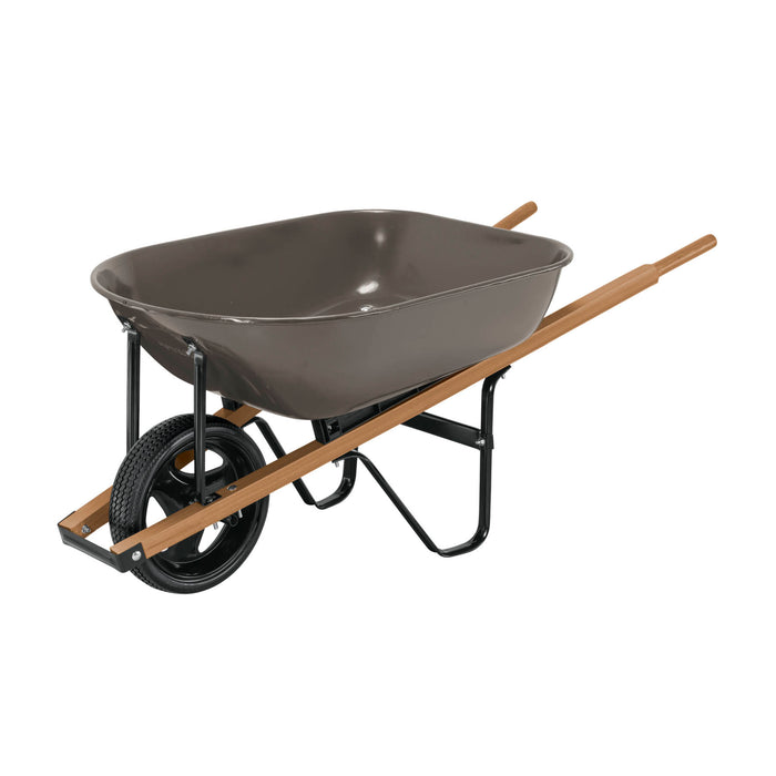 Carretilla 5.5ft3 gris Imponchable bastidores madera, Pretul 20625 CAP-5WFFG