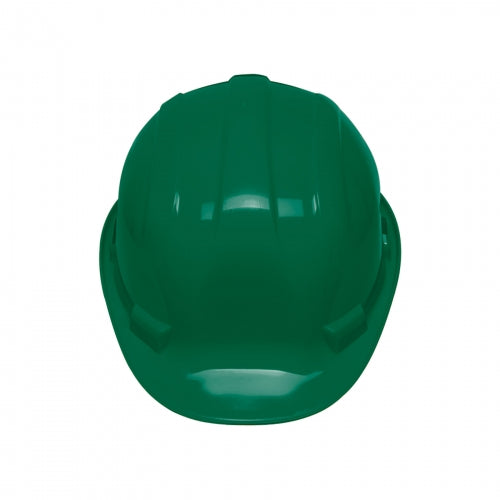 Casco de seguridad, ajuste de intervalos, verde, Pretul 25045 CAS-VP