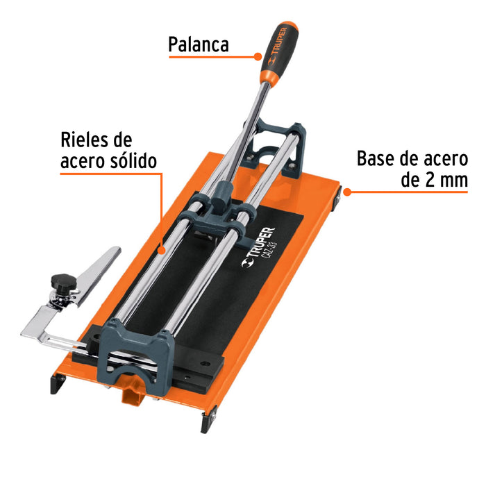 Cortador de azulejo de 13' (33 cm), Truper 12926 CAZ-33