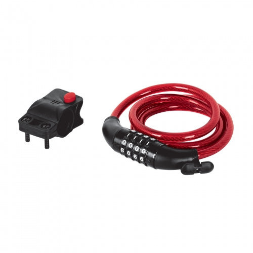 Candado de cable con combinación, 10 mm X 1.20 m, Hermex 43925 CB-10C