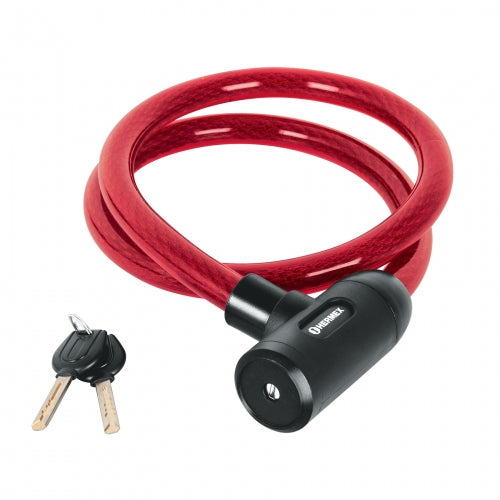 Candado de cable con llave, 20 mm X 1.20 m, Hermex 43921 CB-20