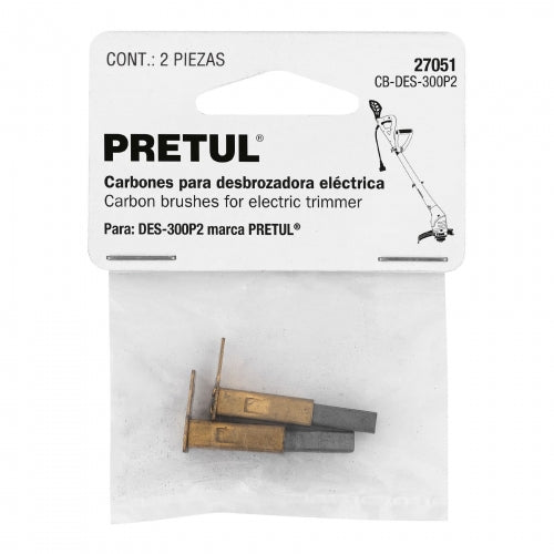 Bolsa con 2 carbones de respuesto para DES-300P2, Pretul 27051 CB-DES-300P2