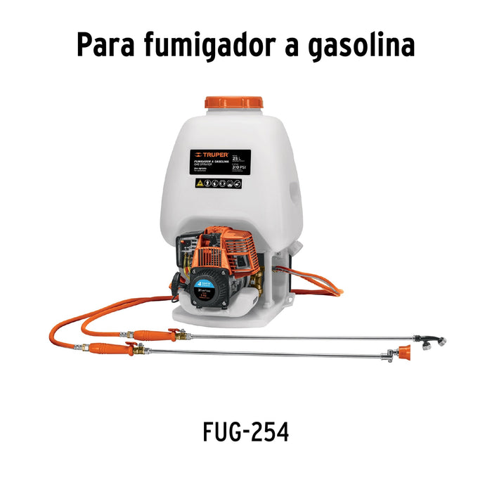 Fumigador de 25 L con motor a gasolina de 4 tiempos, Truper 101569 FUG-254