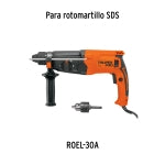 Rotomartillo SDS Plus 3 Joules 800 W, profesional Truper 103066 ROEL-30A