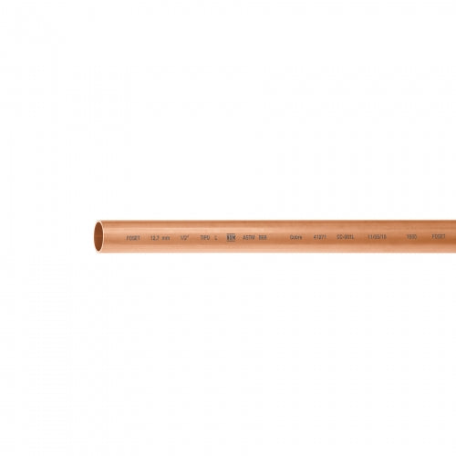 Tubo de 1/2' de cobre tipo 'L' , de 3 m, Foset 41271 CC-001L