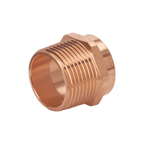 Conector de cobre de rosca exterior 1', Foset Basic 47627 CC-613B
