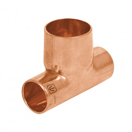 Tee reducida de cobre 1/2' x 1/2' x 3/4', Foset 49741 CC-721