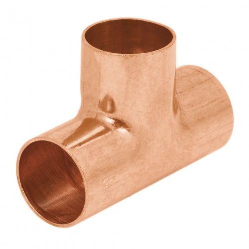 Tee sencilla de cobre 3/4', Foset 49736 CC-762