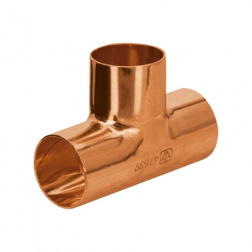 Tee de cobre sencilla de 1', Foset Basic 47639 CC-763B