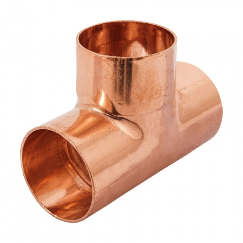 Tee sencilla de cobre 2', Foset 48865 CC-766