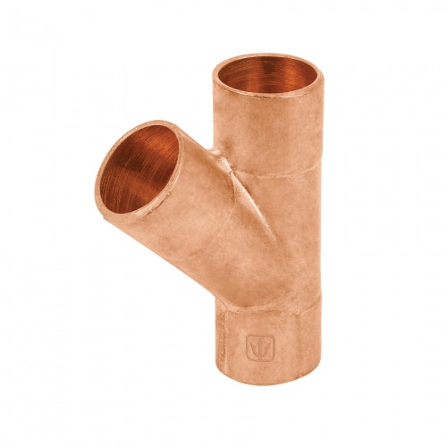Yee sencilla de cobre 3/4', Foset 48893 CC-802