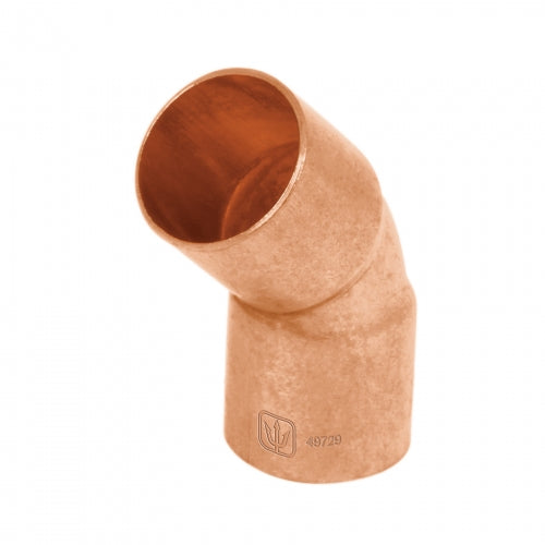 Codo 45° de cobre de 3/4', Foset 49729 CC-862