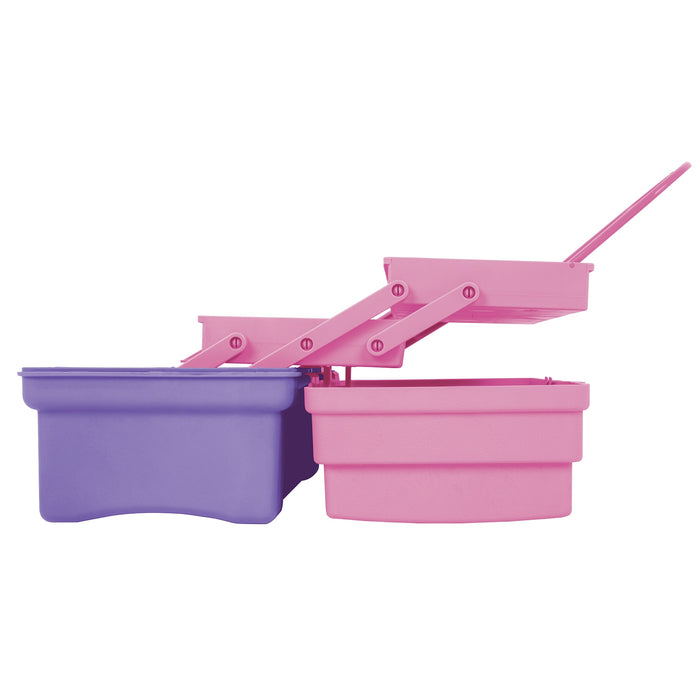 Caja cosmetiquera 14', rosa/morado, Pretul 25052 CCO-14RP