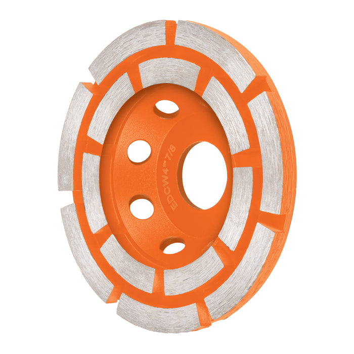 Copa de diamante doble segmento 4', usos generales, Truper 103212 CDT-2173