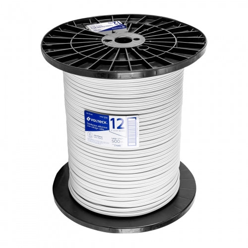 Metro de cordón dúplex 12 AWG, carrete 500 m, Volteck 40046 CDU-12E-500