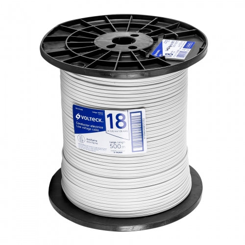Metro de cordón dúplex flexible SPT 18 AWG en carrete 500 m 40045 CDU-18-500