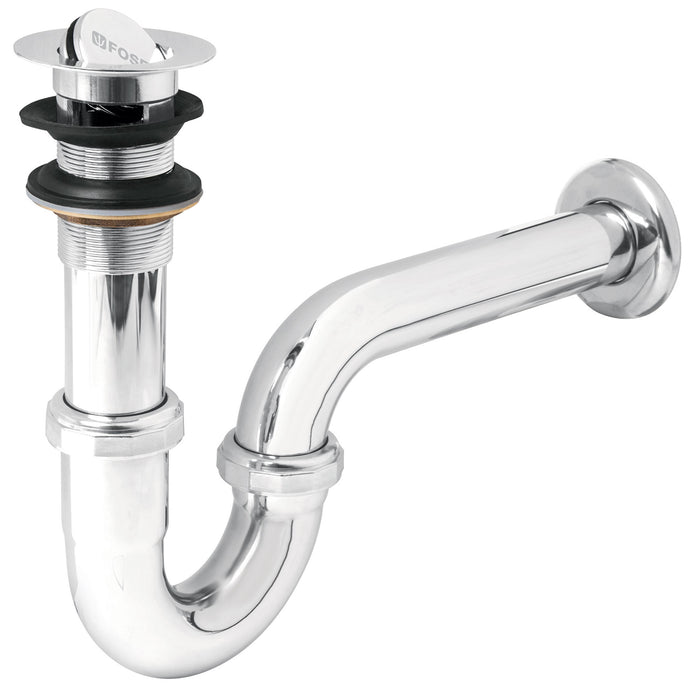 Céspol 1-1/4', contra tipo moneda, latón cromo, para lavabo 49337