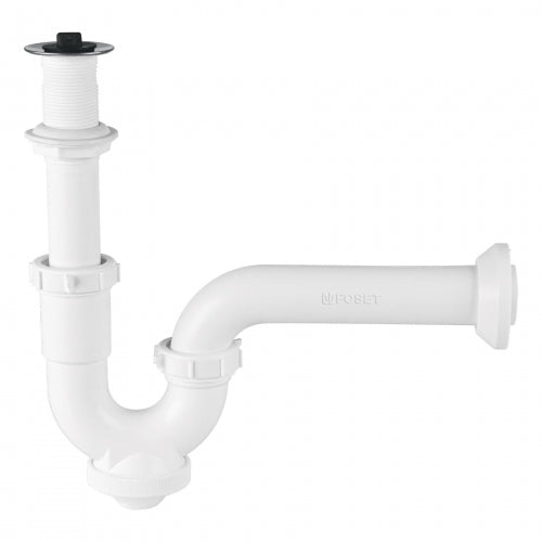 Céspol rígido 1-1/4', con contra, polipropileno, para lavabo 49508 CE-234
