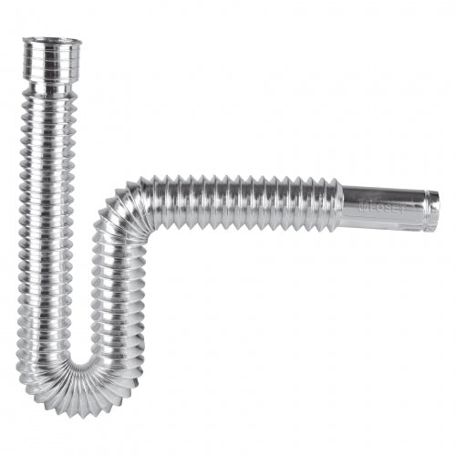 Céspol flexible, polietileno cromo, para lavabo y fregadero 49507 CE-236