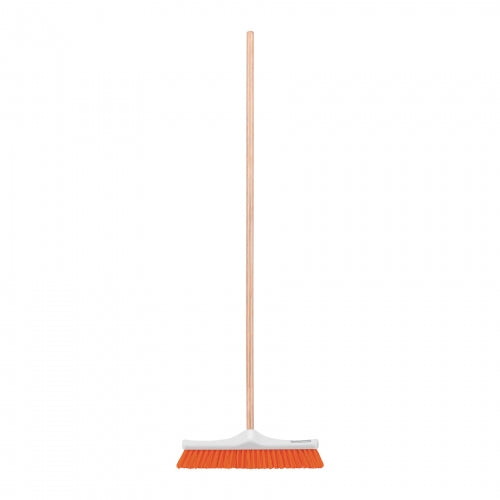 Cepillo industrial cerda rígida de 40 cm, bastón de madera 57035 CEPI-40