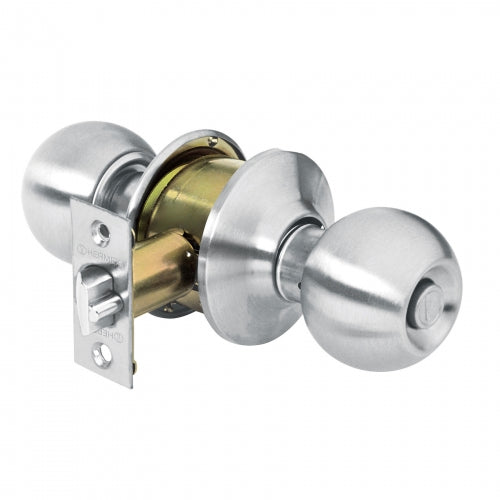 Cerradura tipo esfera para recámara, cromo mate, Hermex 43464 CEPO-31R