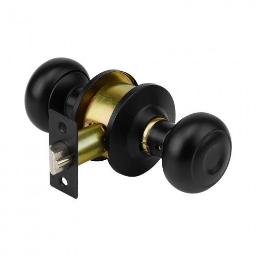 Cerradura pomo, negro, oval, entrada, Hermex 47912 CEPO-62E