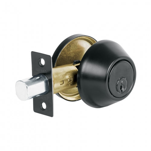 Cerrojo llave-llave negro, llave tradicional, Basic 26066 CERO-62P