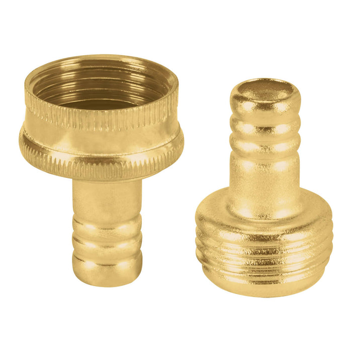 Juego conectores 1/2' macho/hembra de latón laminado, Pretul 26032 CFM-1/2P