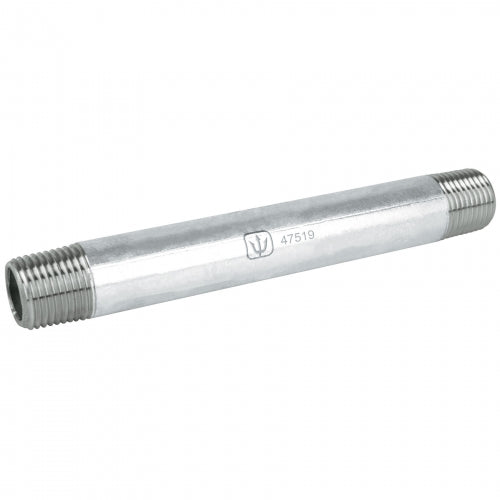 Niple de acero galvanizado 1/2' x 6', Foset 47519 CG-404
