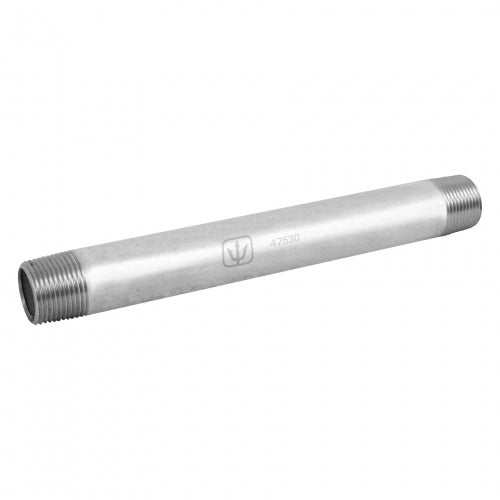 Niple de acero galvanizado 3/4' x 8', Foset 47530 CG-415