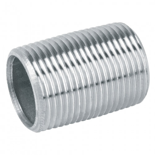 Niple de acero galvanizado 3/4' cuerda corrida, Foset 47537 CG-472