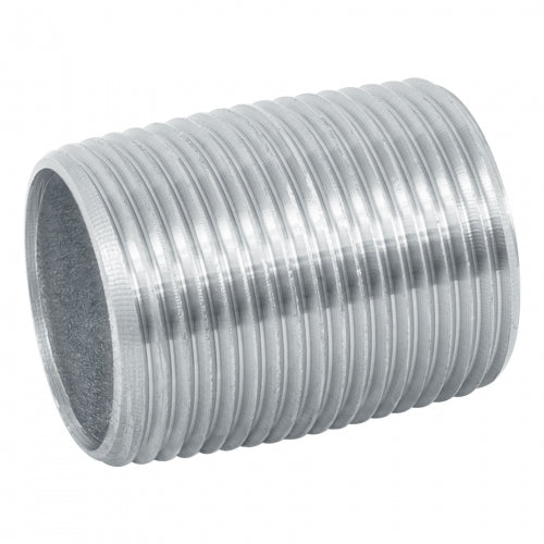Niple de acero galvanizado 1' cuerda corrida, Foset 47538 CG-473
