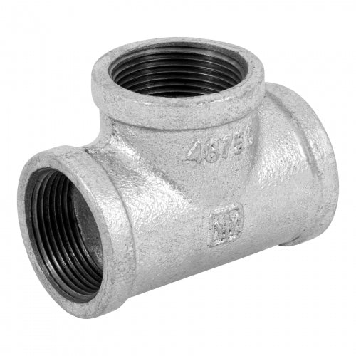 Tee sencilla 1-1/4' acero galvanizado, Foset 48755 CG-704