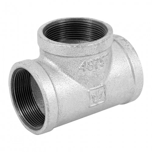 Tee sencilla 2' acero galvanizado, Foset 48757 CG-706