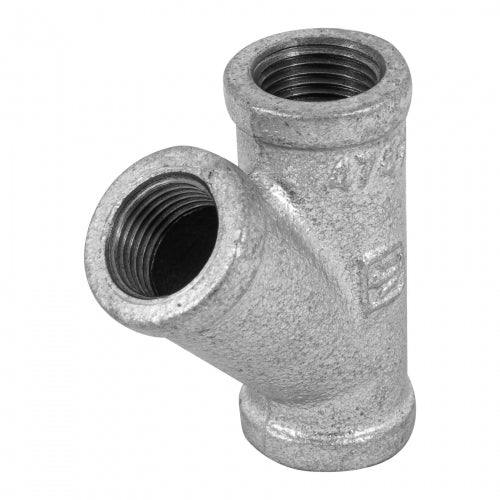 Yee sencilla 1/2' acero galvanizado, Foset 47473 CG-801
