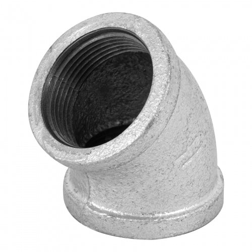 Codo 45° acero galvanizado de 1-1/4', Foset 48752 CG-864