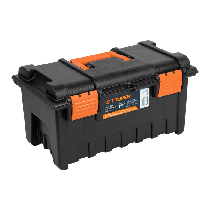 Caja para herramienta de 19' sin compartimentos, Truper 19781 CHA-19N