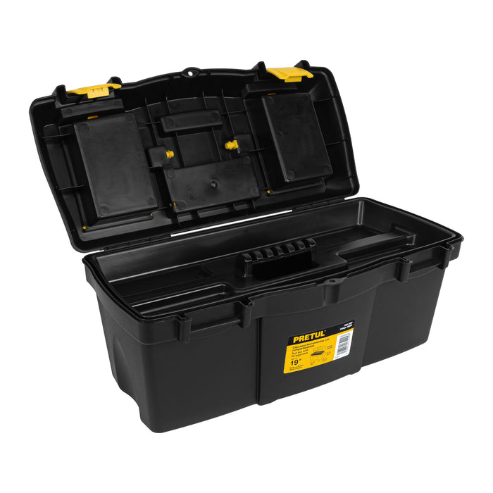 Caja para herramienta de 19' con compartimentos, Pretul 20604 CHP-19CP