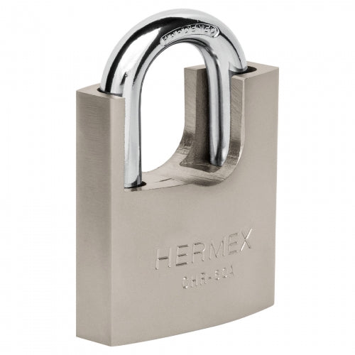 Candado de hierro 60 mm con coraza, llave anti-ganzúa 43314 CHR-60A