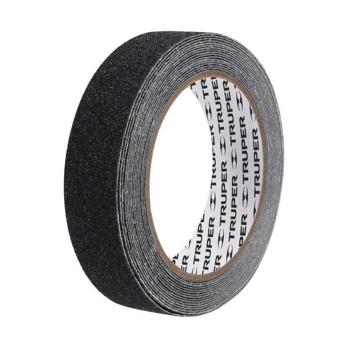 Rollo de 5 m de cinta antiderrapante negra 25mm con abrasivo 12542 CIA-15N