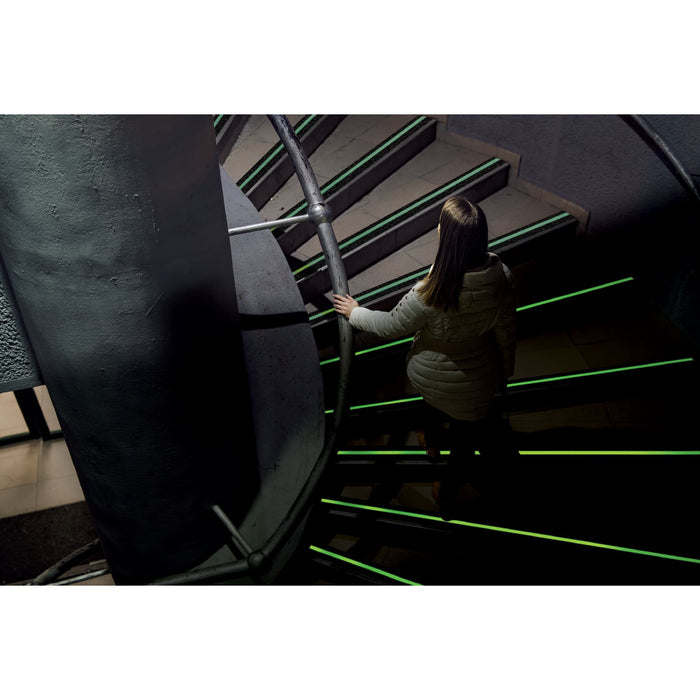 Rollo de 5 m cinta antiderrapante fotolumini. 50 mm abrasivo 101450 CIA-25L