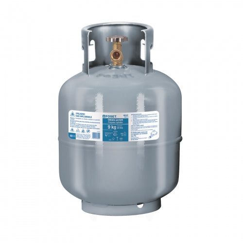 Cilindro portátil para gas LP, 20lb (9kg) Foset 48107 CILG-9