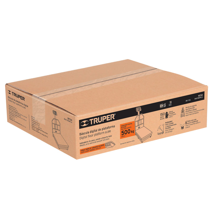 Caja de empaque de repuesto para BAS-500PLA, Truper 102331 CJ-BAS-500PLA