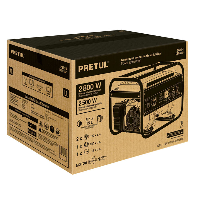 Caja de empaque de repuesto GEN-25P, Pretul 27122 CJ-GEN-25P