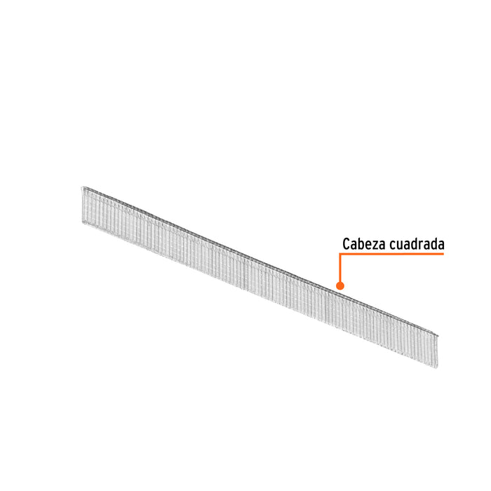Caja con 5000 clavos calibre 18, 10 mm para CLNE-18, Truper 18260 CLANEU-18-10