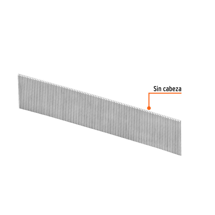 Caja con 10000 clavos calibre 23, 12mm para CLNE-23, Truper 13373 CLANEU-23-12