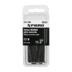 Blíster con 20 clavos negros para concreto 2', Fiero 40221 CLC-2NA