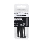 Blíster con 12 clavos negros para concreto 3', Fiero 40222 CLC-3NA