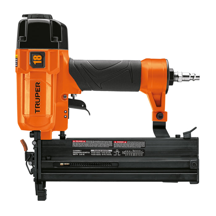 Clavadora neumática profesional, calibre 18, Truper 13180 CLNE-18